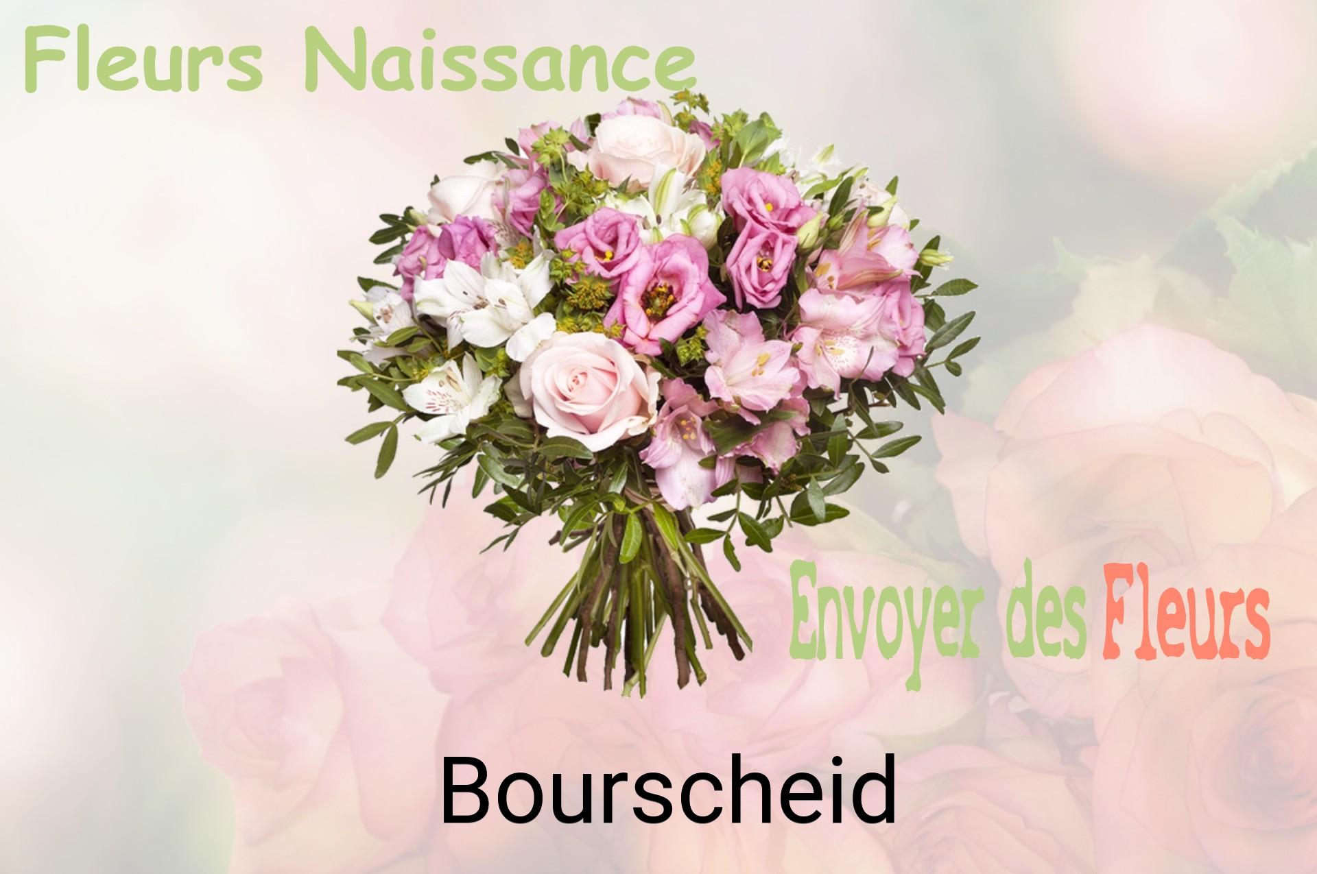 Bouquet de fleurs de naissance livré à Bourscheid